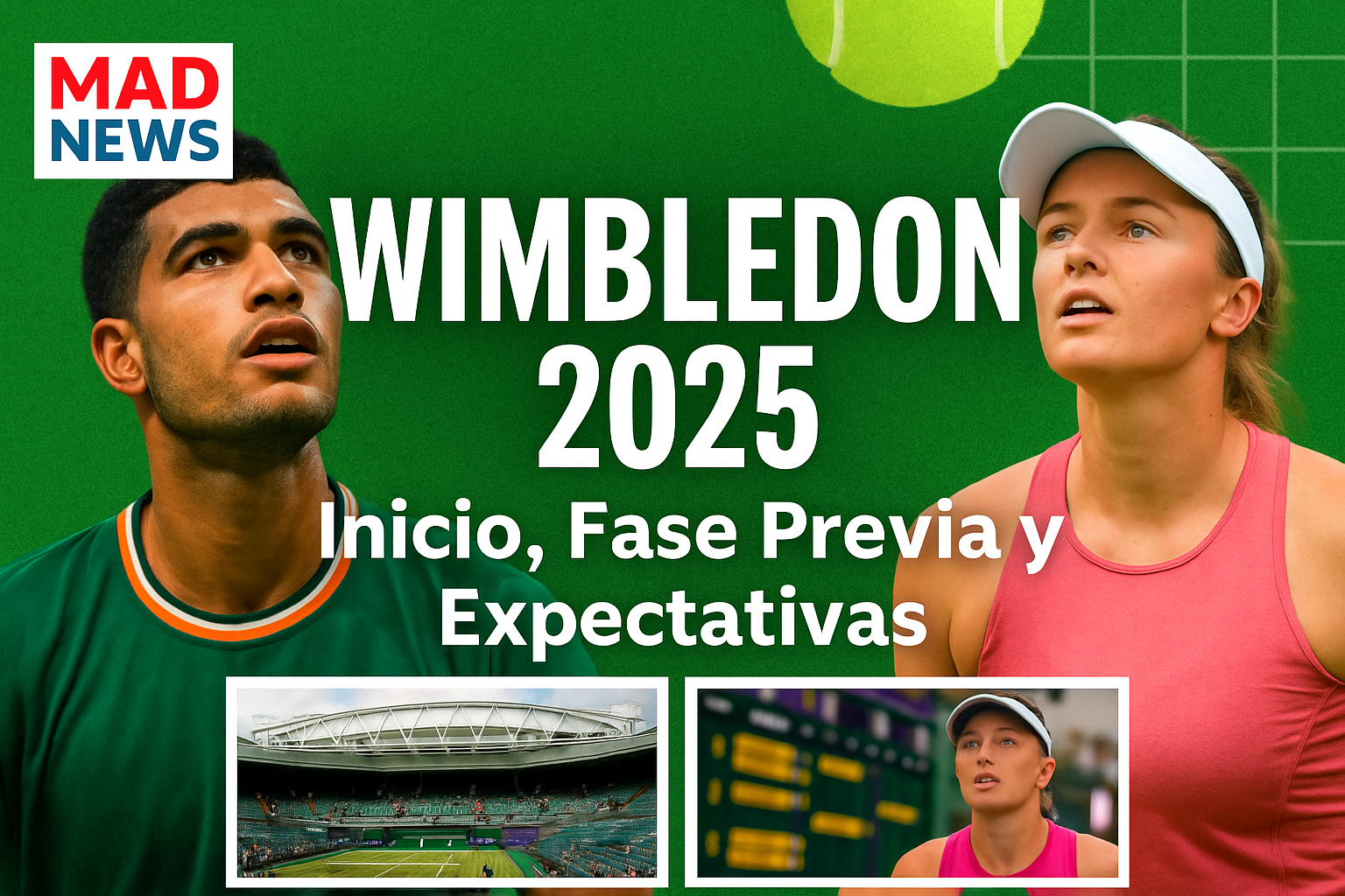 Wimbledon 2025: Inicio, Fase Previa y Expectativas